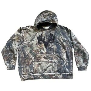 Points North Camo Hoodie - 2XL 100% Cotton |Y2K